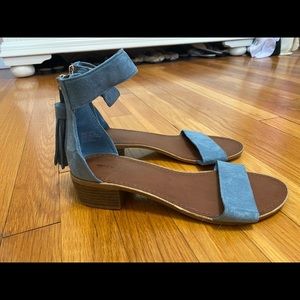 Rock & candy blue sandals with heel